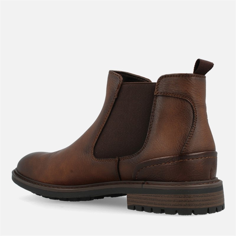 Wrangler Mens Randy Chelsea Boots Tortoise Shell - Image 4
