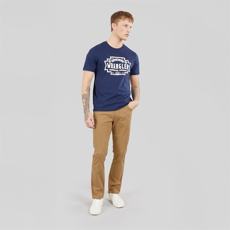 Wrangler Mens Greensboro Chinos Acorn - Image 4