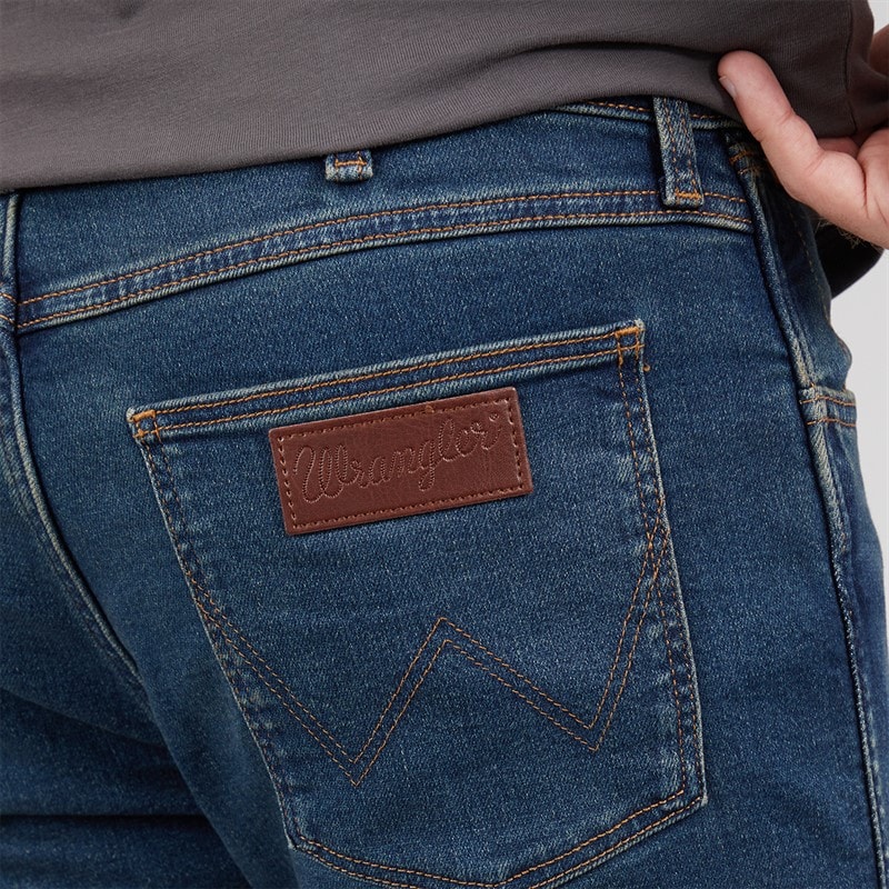 Wrangler Mens Larston Slim Jeans Oliver - Image 3