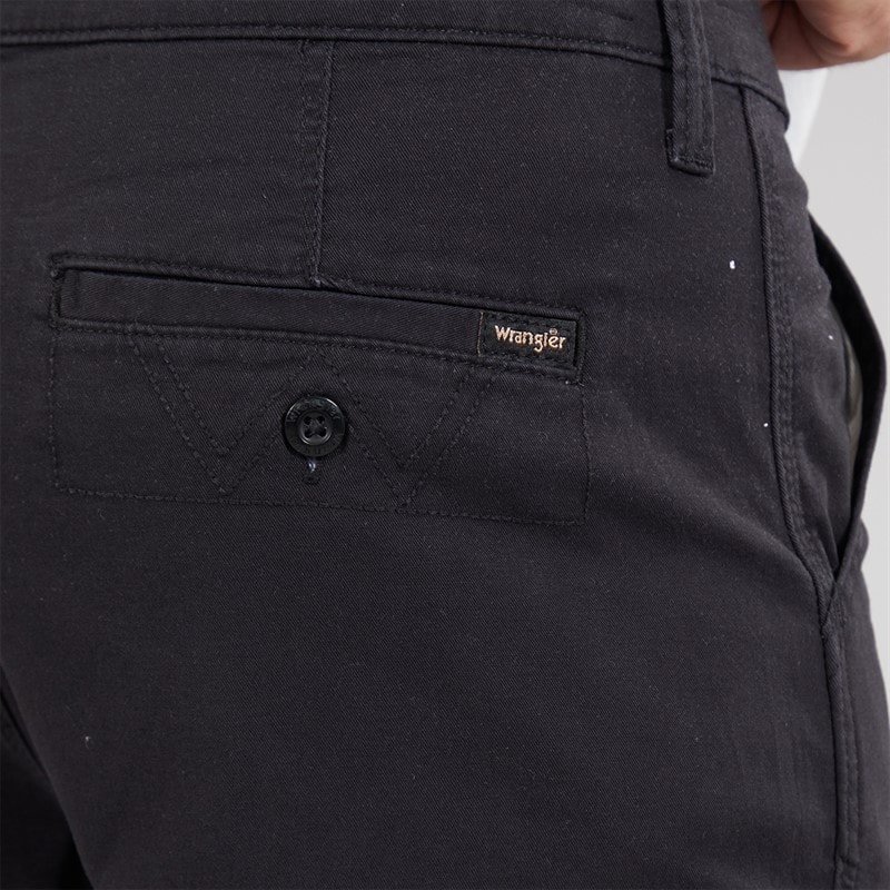 Wrangler Mens Chino Shorts Caviar - Image 3