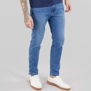 Wrangler Mens Larston Slim Jeans Light Visual