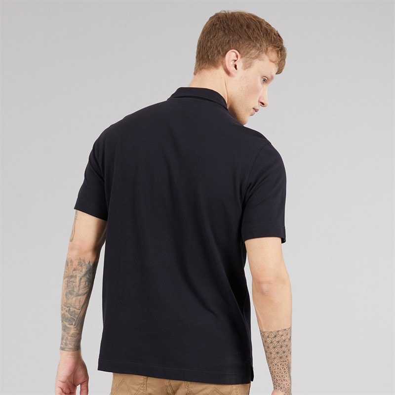 Wrangler Mens Polo Shirt Black - Image 2