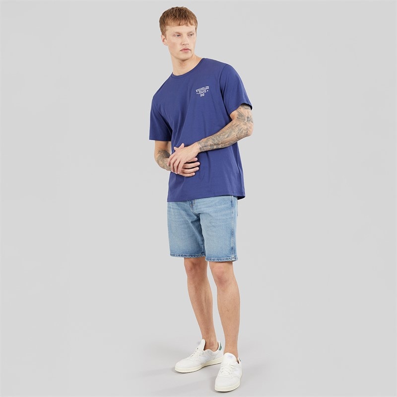 Wrangler Mens Graphic T-Shirt Navy - Image 4