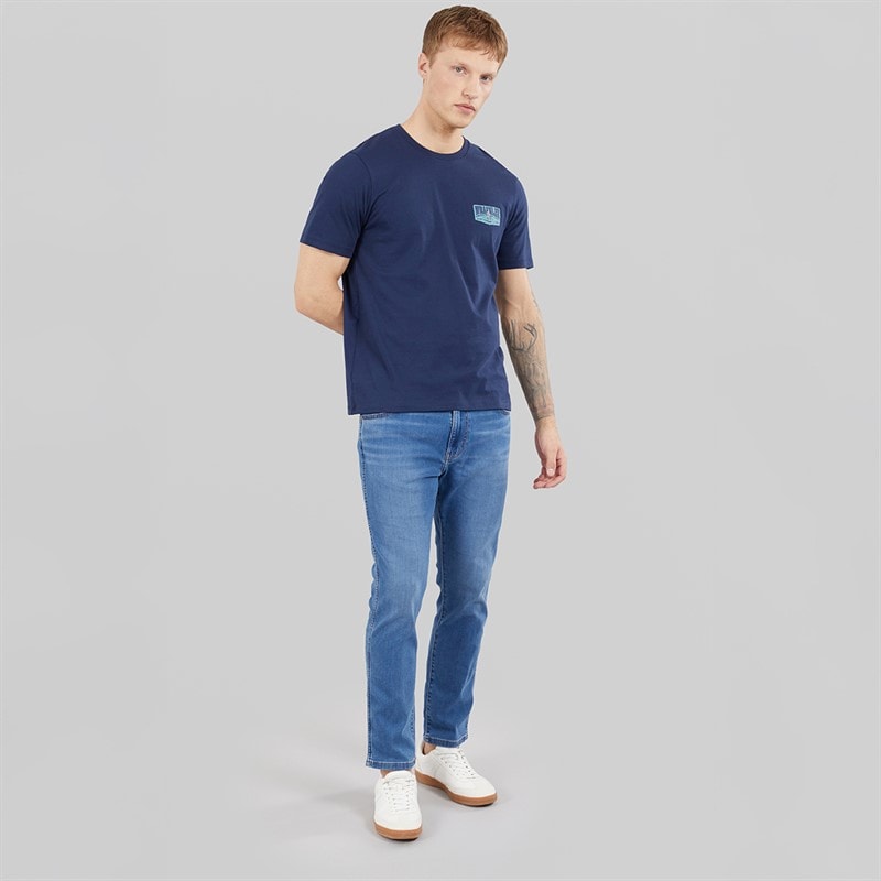 Wrangler Mens Graphic T-Shirt Navy - Image 4