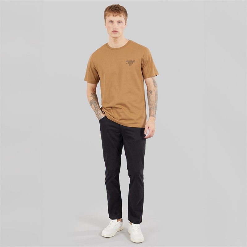 Wrangler Mens Greensboro Chinos Caviar - Image 4