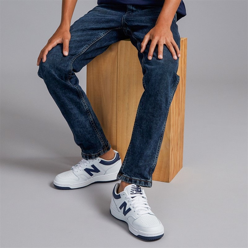 Wrangler Boys Greensboro Straight Fit Jeans Blue Black