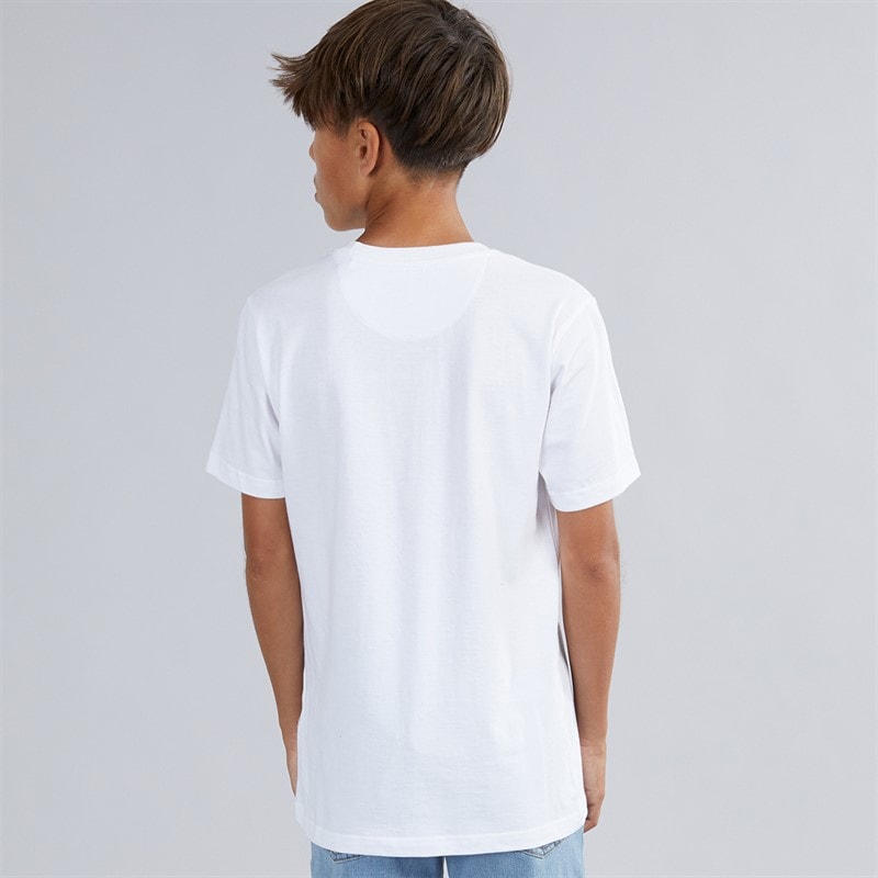 Wrangler Boys Western T-Shirt Bright White - Image 2