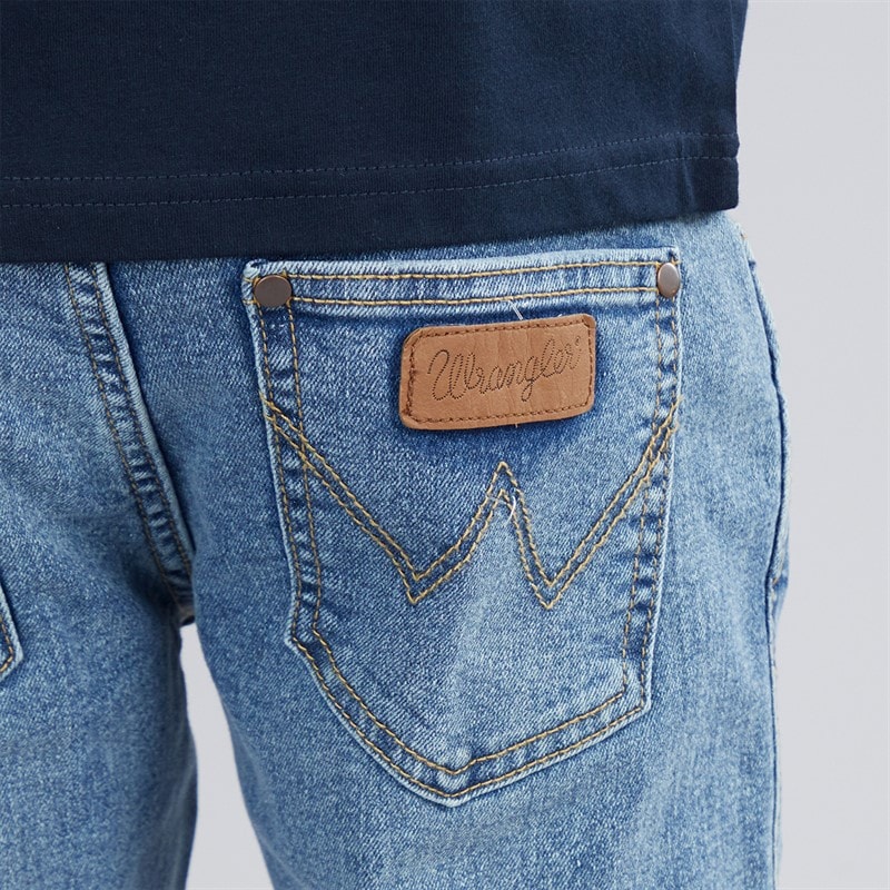 Wrangler Boys Greensboro Straight Fit Jeans Octane - Image 3