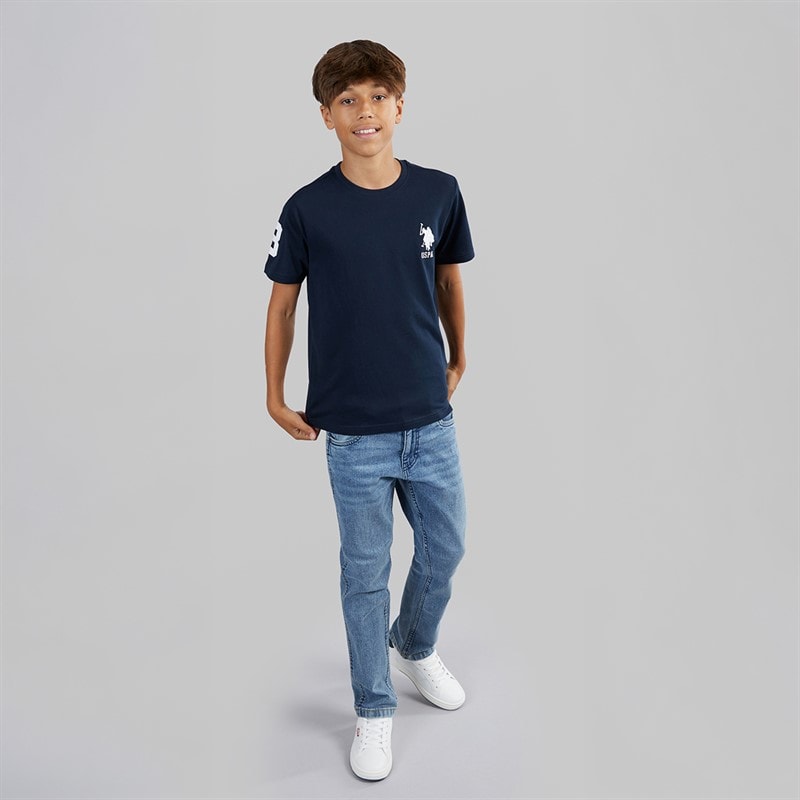 Wrangler Boys Greensboro Straight Fit Jeans Octane - Image 4
