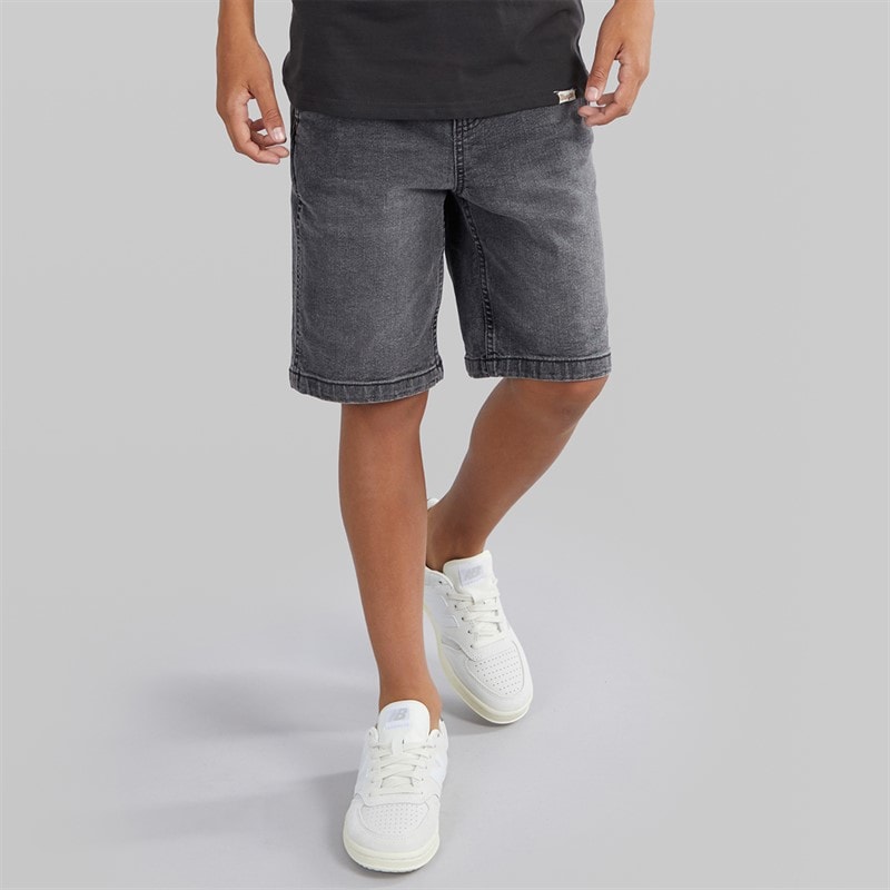 Wrangler Boys Longline Frontier Shorts Dark Space - Image 1