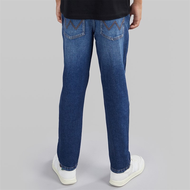 Wrangler Boys Greensboro Straight Fit Jeans Darkstone - Image 2