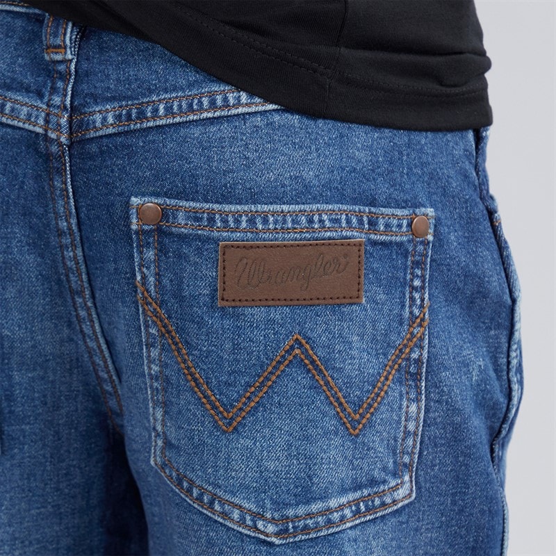 Wrangler Boys Greensboro Straight Fit Jeans Darkstone - Image 3