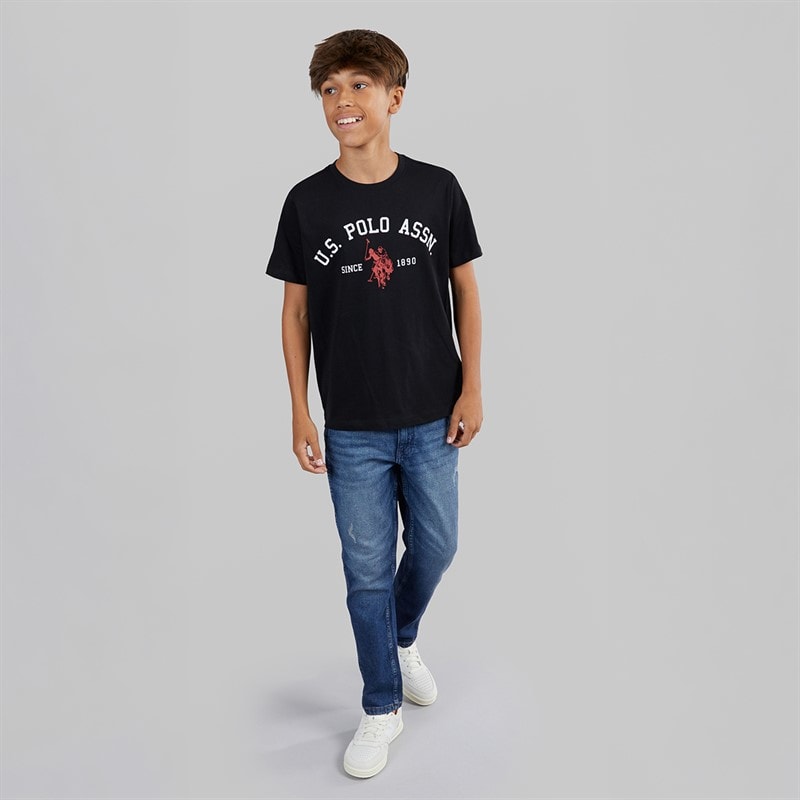 Wrangler Boys Greensboro Straight Fit Jeans Darkstone - Image 4