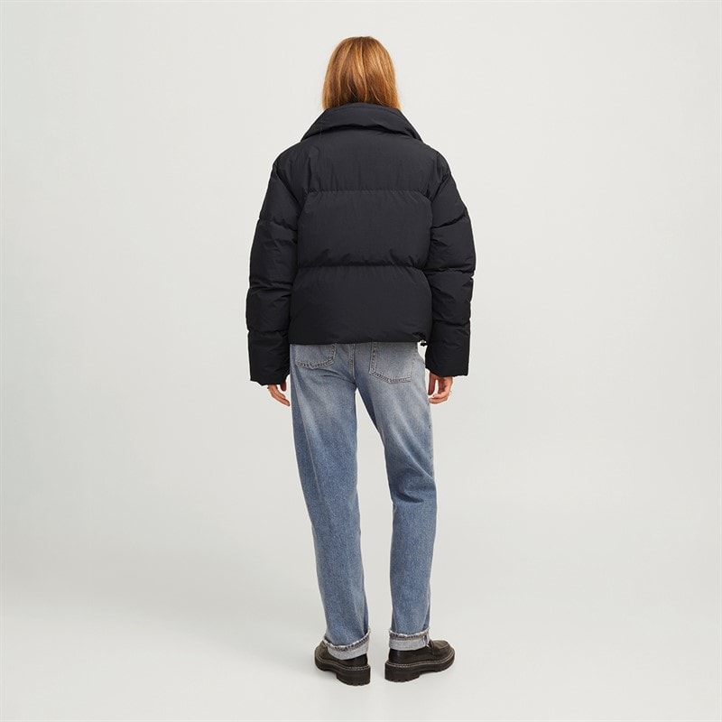 JJXX Womens Morrit Down Puffer Jacket Black - Image 2