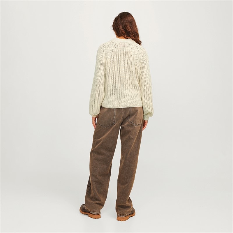 JJXX Womens Kelly Chunky Jumper Bone White - Image 2