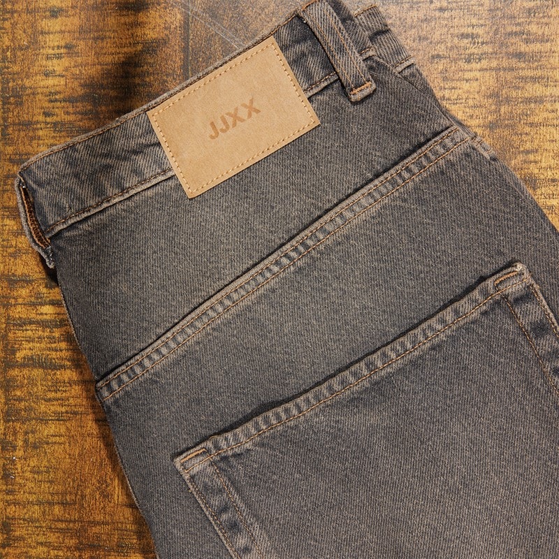 JJXX Womens Erin Baggy Jeans Medium Brown Denim - Image 3