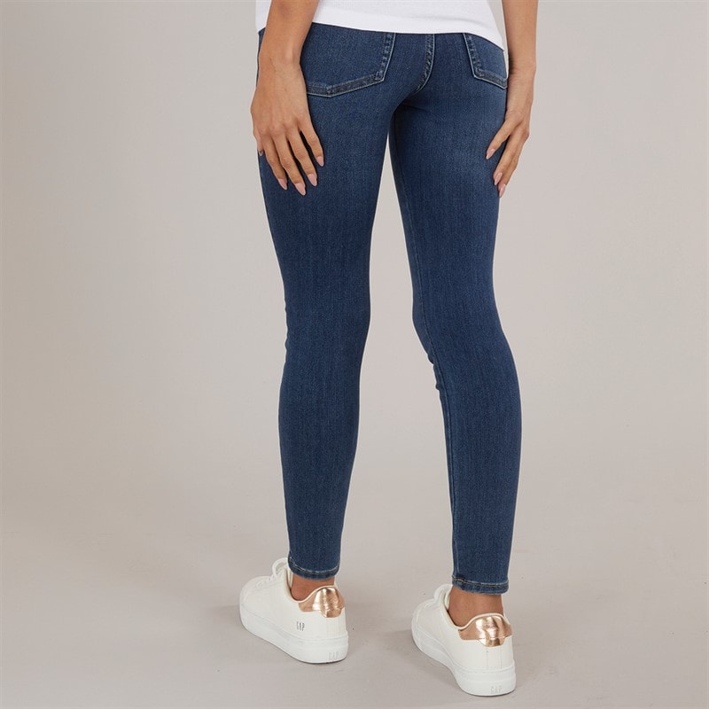 JJXX Womens Vienna Skinny Jeans Dark Blue Denim - Image 2