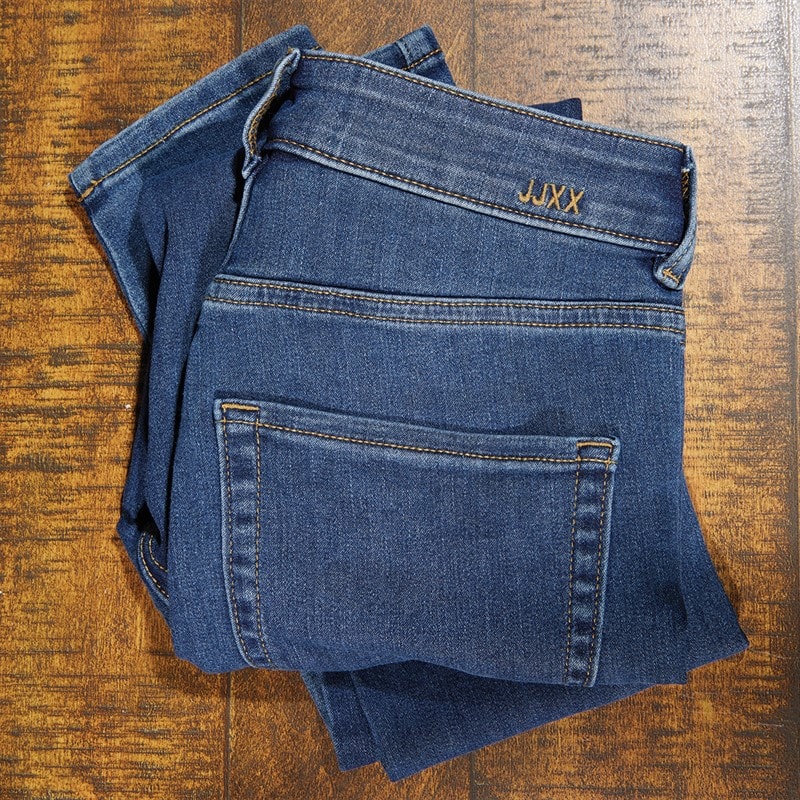 JJXX Womens Vienna Skinny Jeans Dark Blue Denim - Image 3