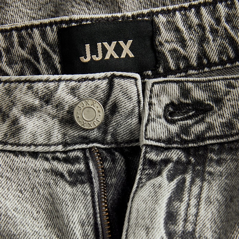 JJXX Womens Aura Long Denim Jorts Light Grey Denim - Image 3