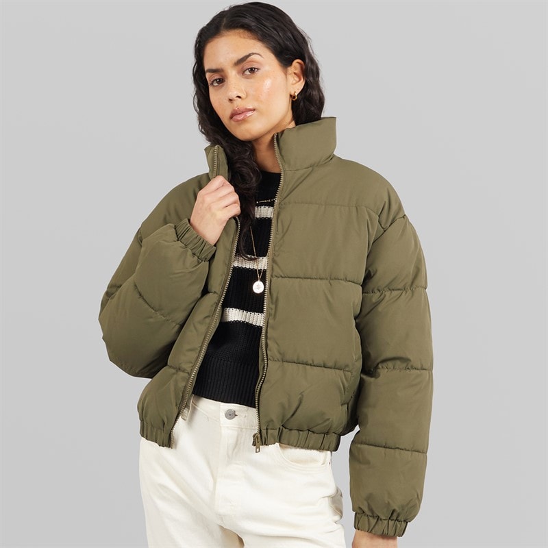 JJXX Womens Tracy Puffer Coat Sea Turtle
