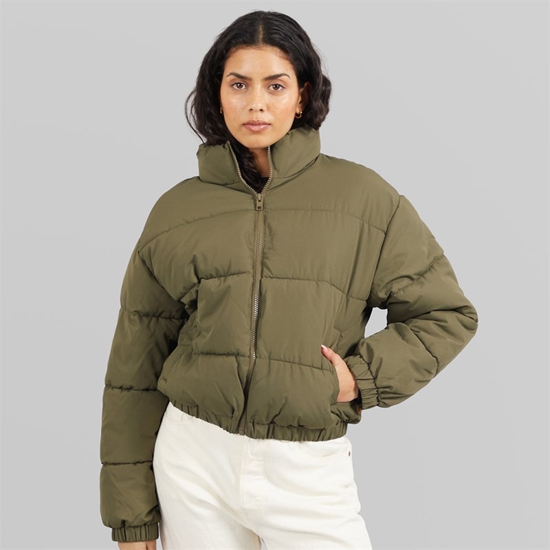 JJXX Womens Tracy Puffer Coat Sea Turtle - Image 3