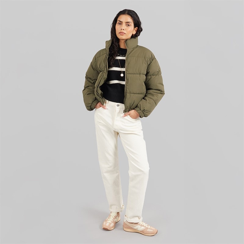 JJXX Womens Tracy Puffer Coat Sea Turtle - Image 4