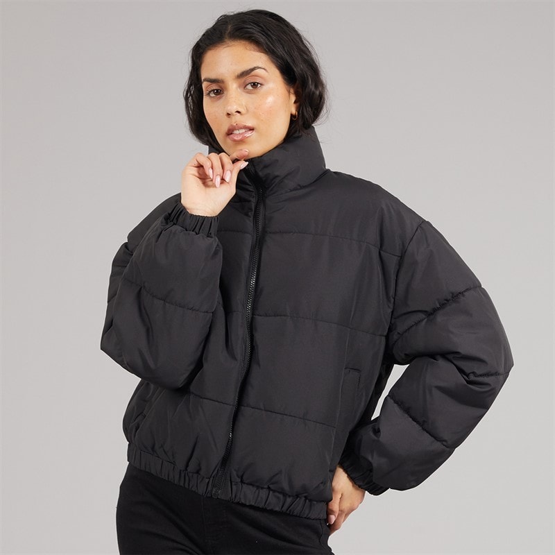 JJXX Womens Tracy Puffer Coat Black - Image 3