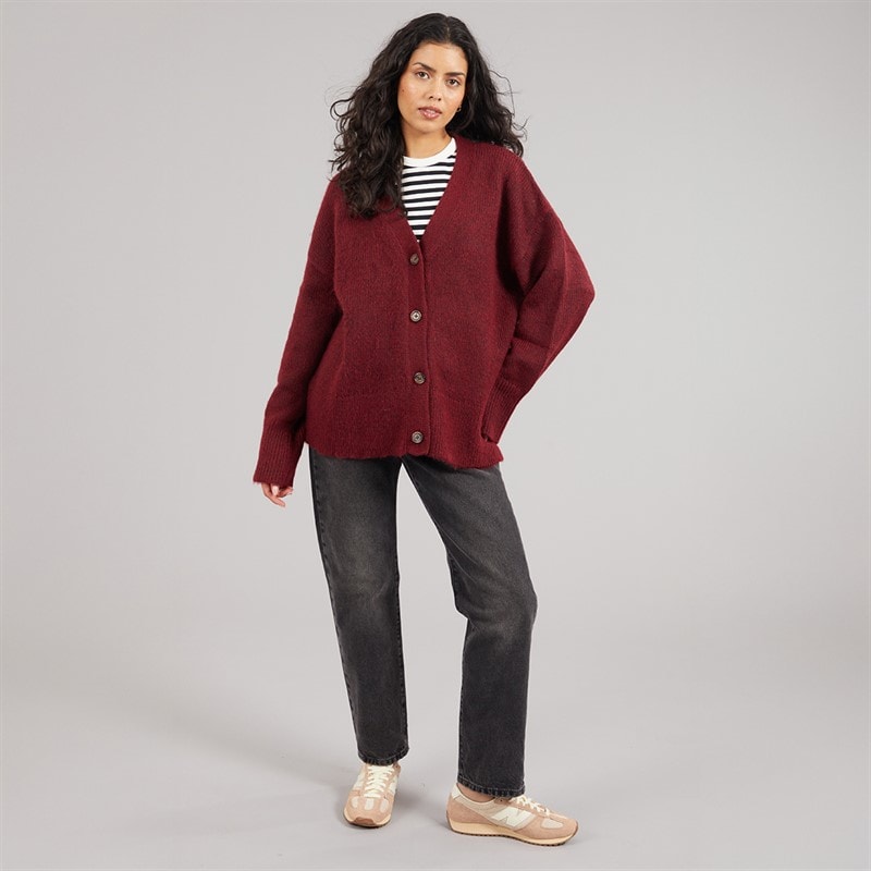JJXX Womens Rosanna Cardigan Cabernet - Image 5
