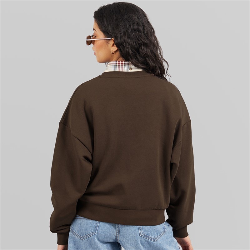 JJXX Womens Merle Crew Sweatshirt Brackenprint Palm Springs Brackenprint:Palm Springs - Image 2