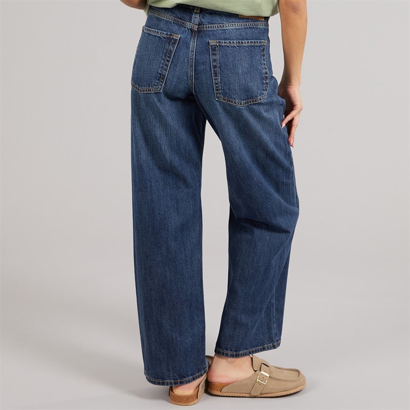 JJXX Womens Palermo Loose Jeans R280 Dark Blue Denim - Image 2