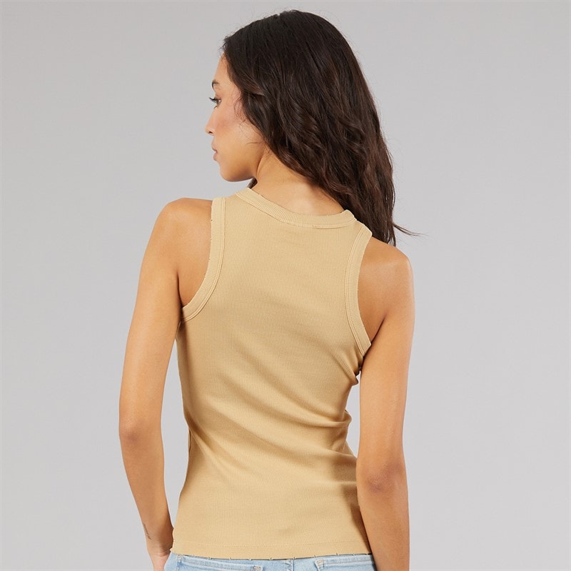 JJXX Womens Forest Patch Rib Vest Boulder - Image 2
