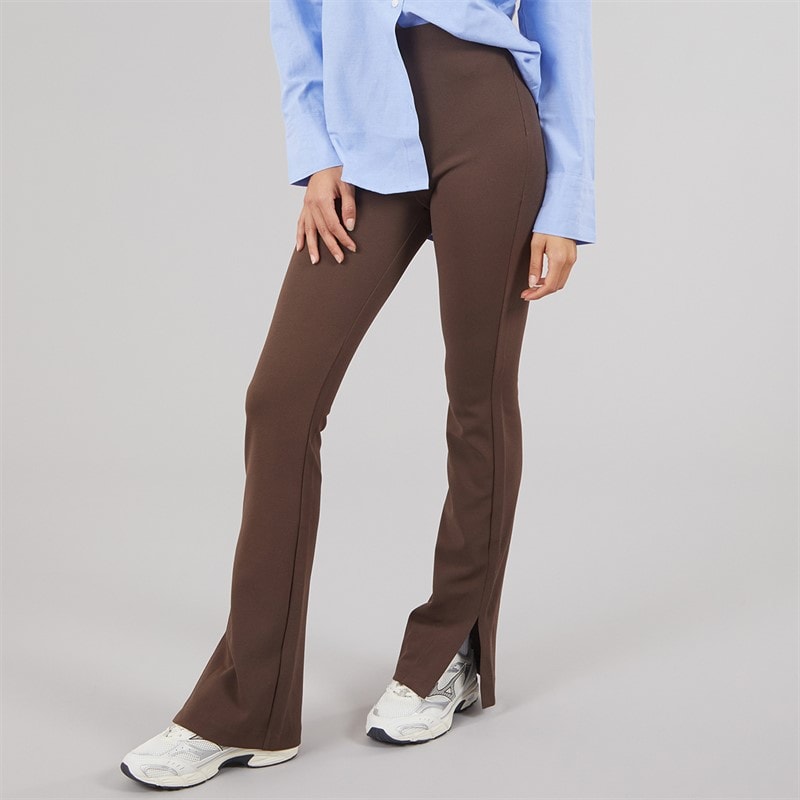 JJXX Womens Ivy Nancy Flared Trousers Bracken