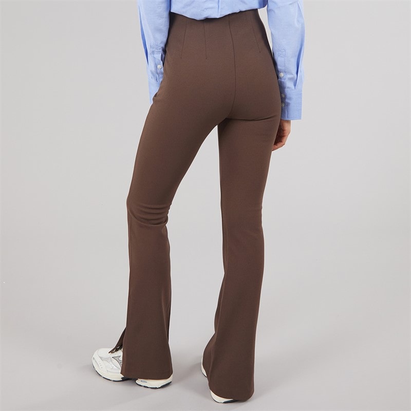 JJXX Womens Ivy Nancy Flared Trousers Bracken - Image 2