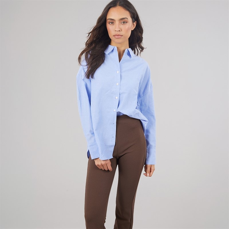 JJXX Womens Ivy Nancy Flared Trousers Bracken - Image 3