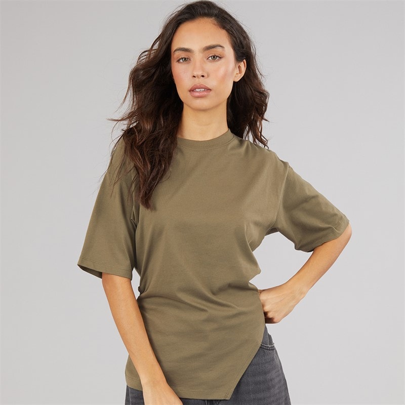 JJXX Womens Annabell Asymmetric T-Shirt Sea Turtle - Image 3