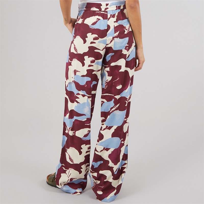 JJXX Womens Mira Trousers Cabernet Blur - Image 2
