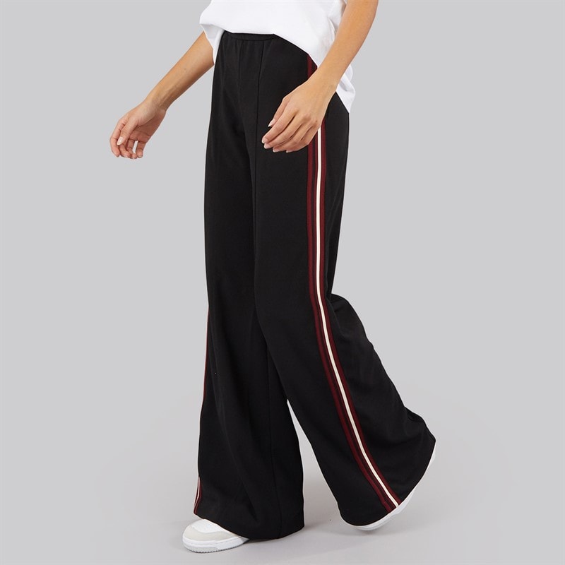 JJXX Womens Ida Nancy Wide Leg Trousers Black Tape