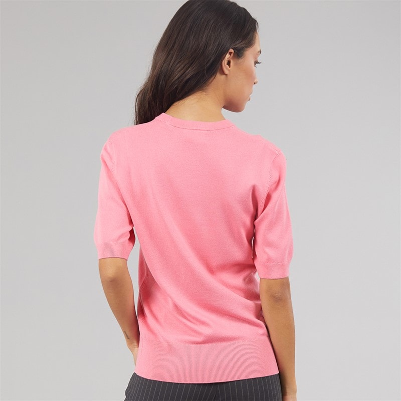 JJXX Womens Layla Knitted T-Shirt Morning Glory - Image 2