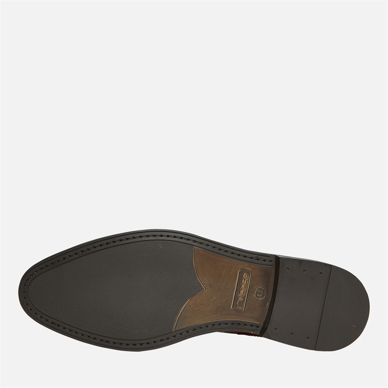 Base London Mens Risco Brogue Shoes Tan - Image 2