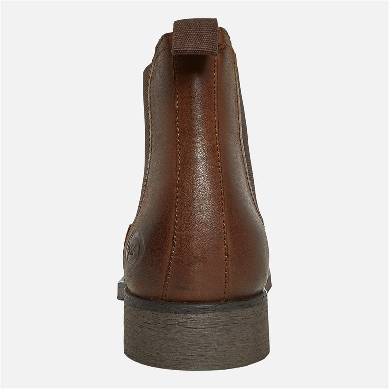 Base London Mens Bernard Chelsea Boots Brown - Image 3