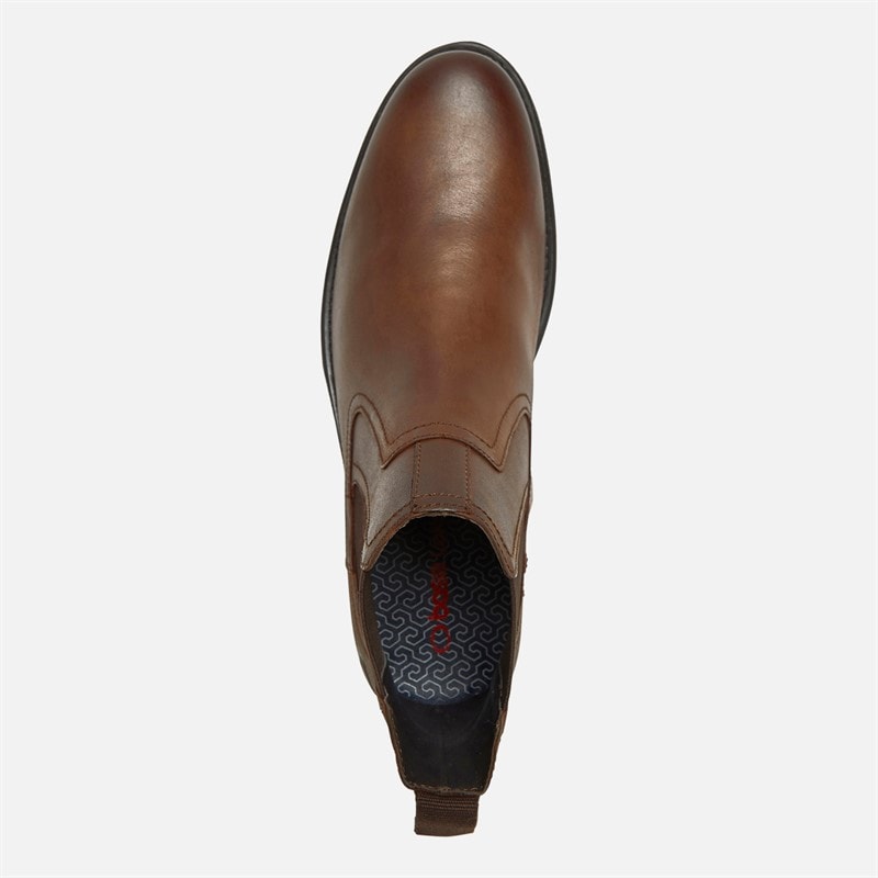 Base London Mens Bernard Chelsea Boots Brown - Image 4