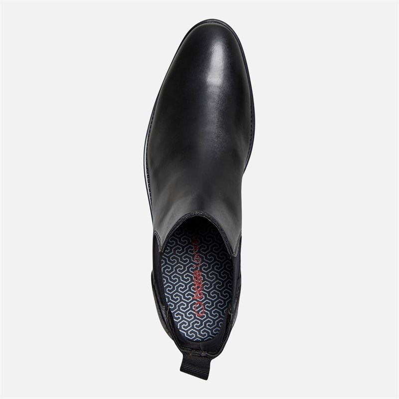 Base London Mens Stream Chelsea Boots Black - Image 4