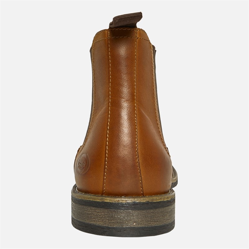 Base London Mens Bernard Chelsea Boots Tan - Image 3