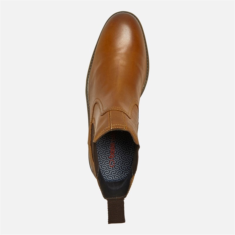 Base London Mens Bernard Chelsea Boots Tan - Image 4