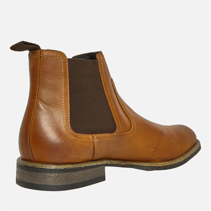 Base London Mens Bernard Chelsea Boots Tan - Image 5