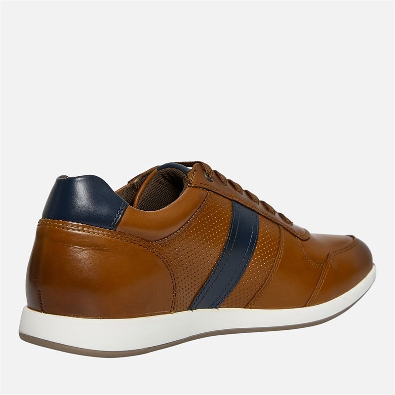 Base London Mens Eclipse Shoes Tan/Navy - Image 5