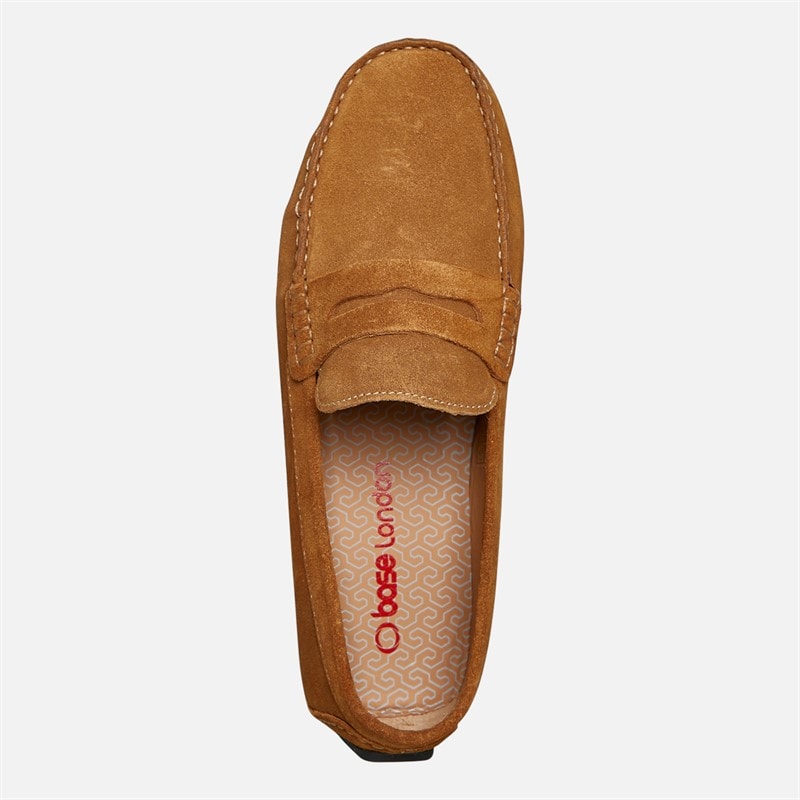 Base London Mens Lisbona Loafers Cognac - Image 4