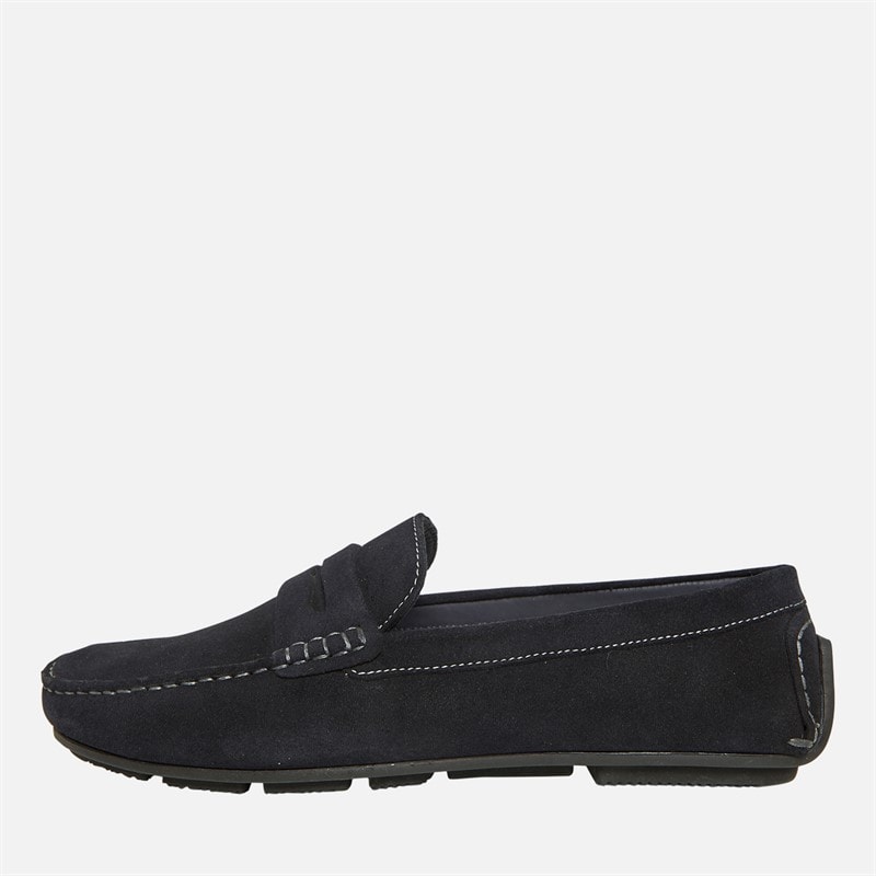 Base London Mens Lisbona Loafers Navy - Image 1