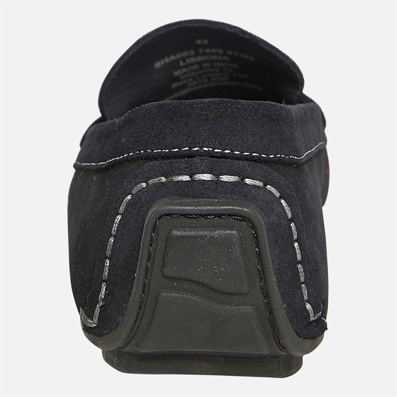 Base London Mens Lisbona Loafers Navy - Image 3