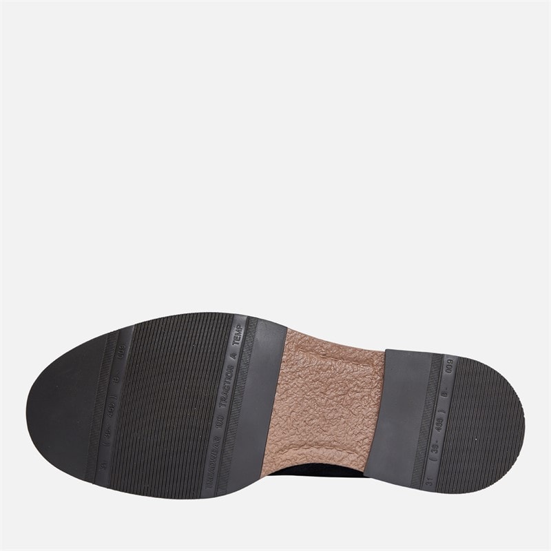 Base London Mens Barnes Suede Chukka Boots Suede Navy - Image 2